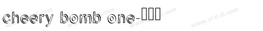 cheery bomb one字体转换